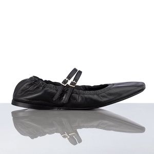FRAME Le Mary Jane Sunset Slipper in Noir (Black) Size 39 Euro / Size 8.5 US